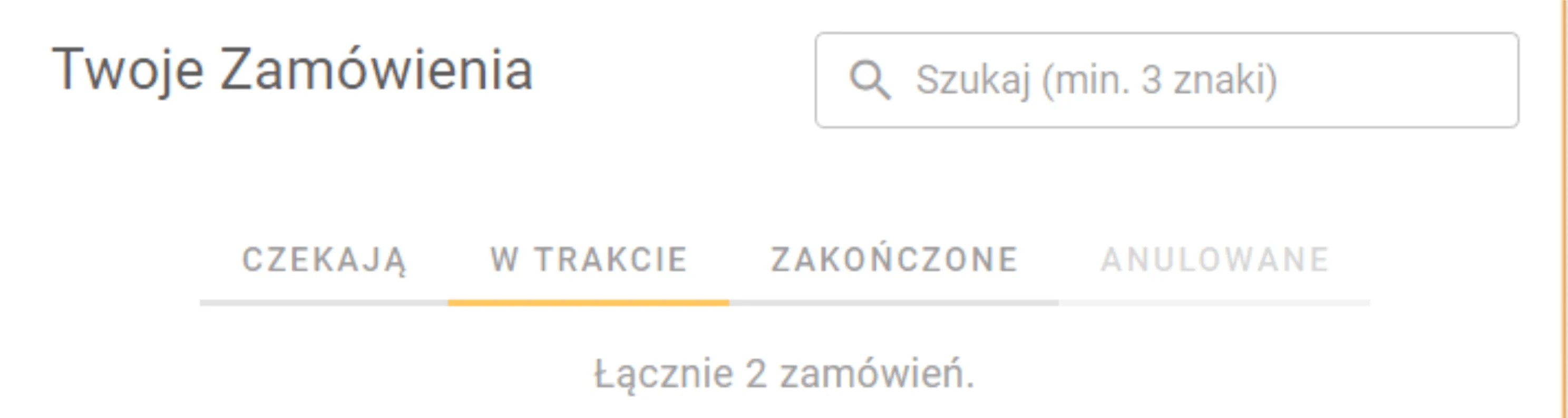 grupowanie zamówień