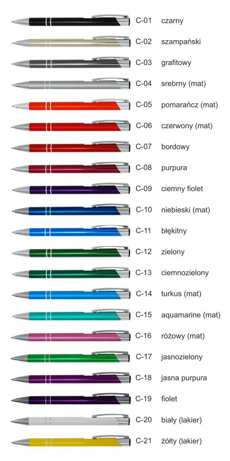pen colors